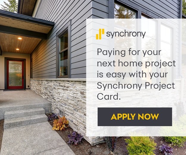 Flexible financing available through Synchrony